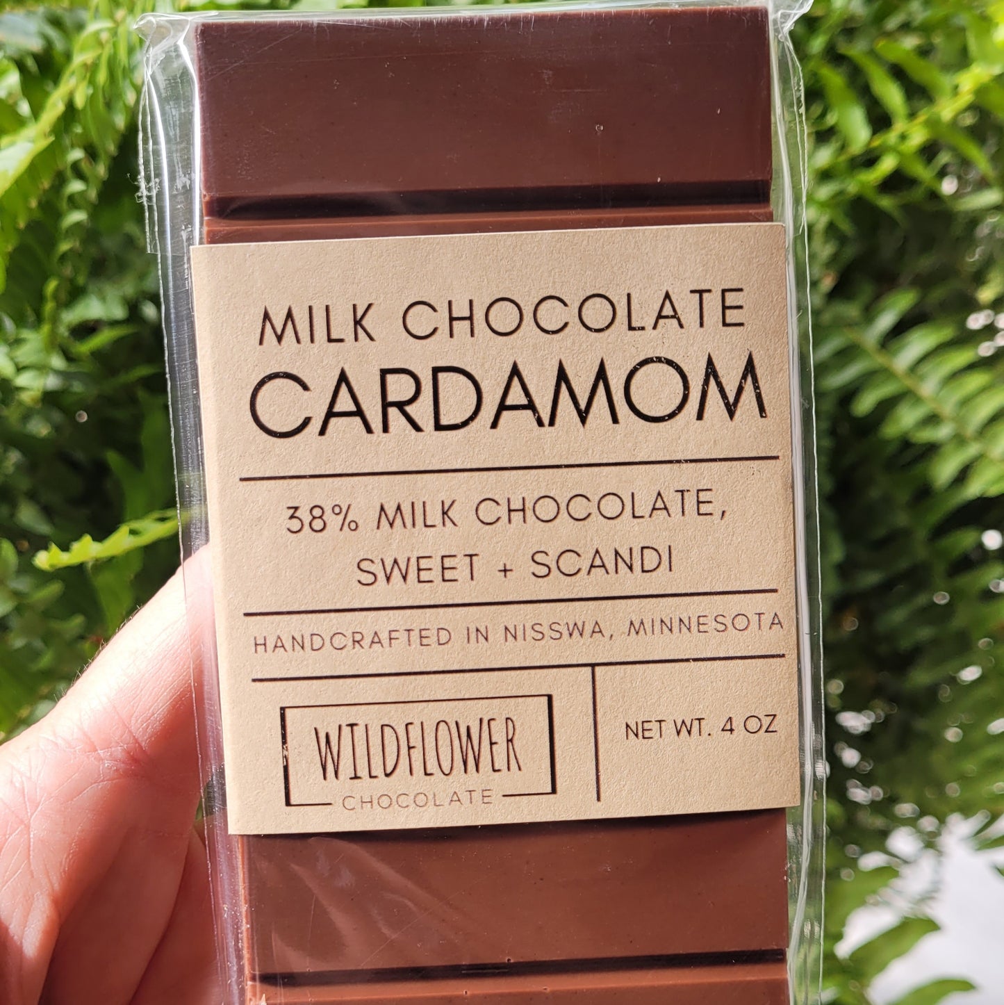Cardamom Bars - Milk or 72% Dark