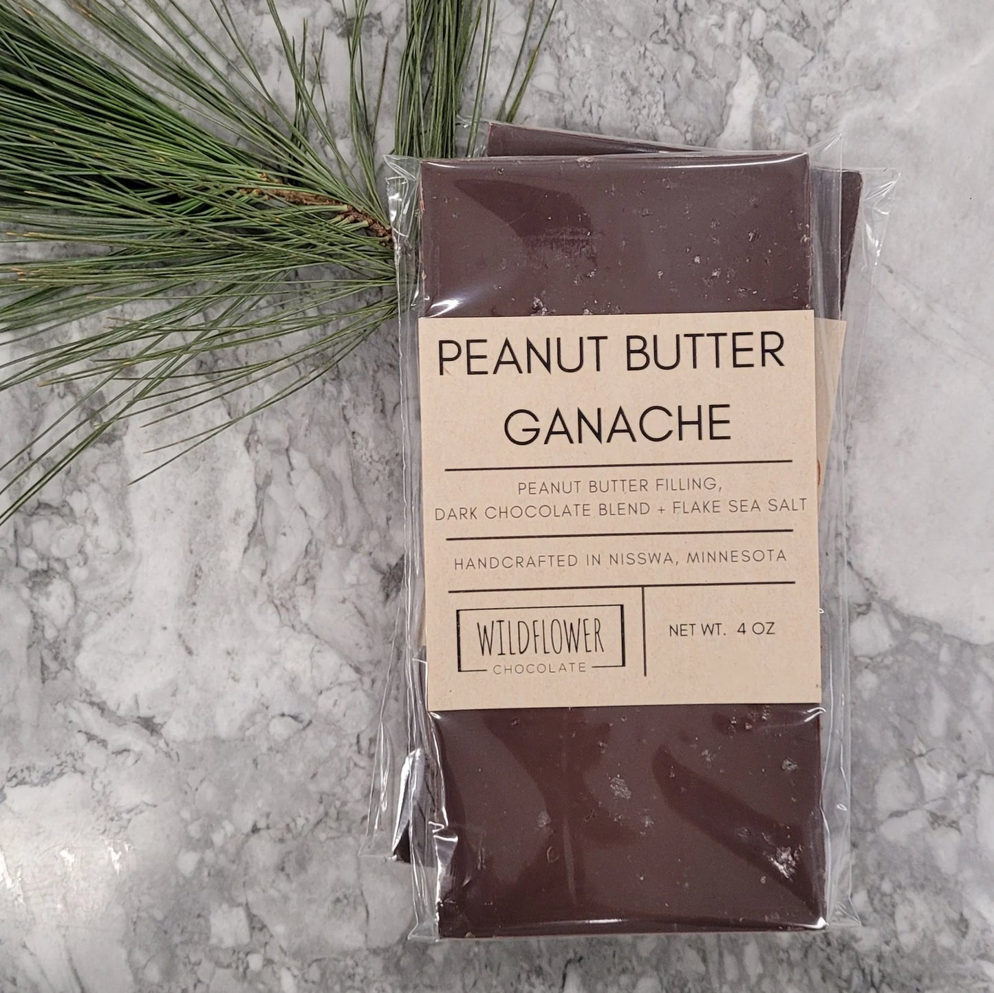 Peanut Butter Ganache - 72% Dairy Free