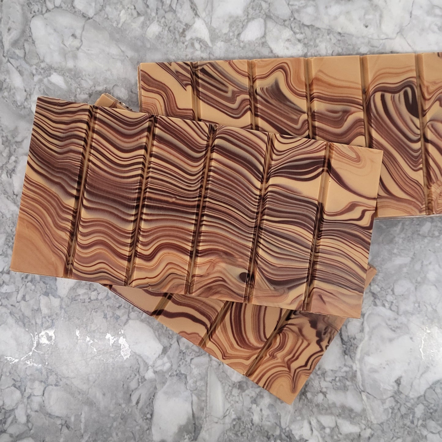 "Agate" Caramelized White Chocolate Bar